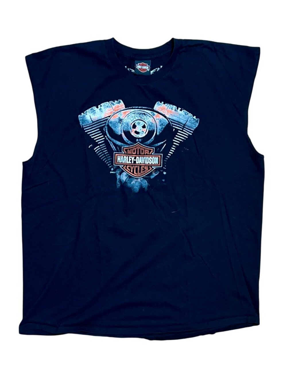 Harley Davidson Rock N Roll City Cleveland Ohio 2015 Sleeveless Shirt, Men's 2XL